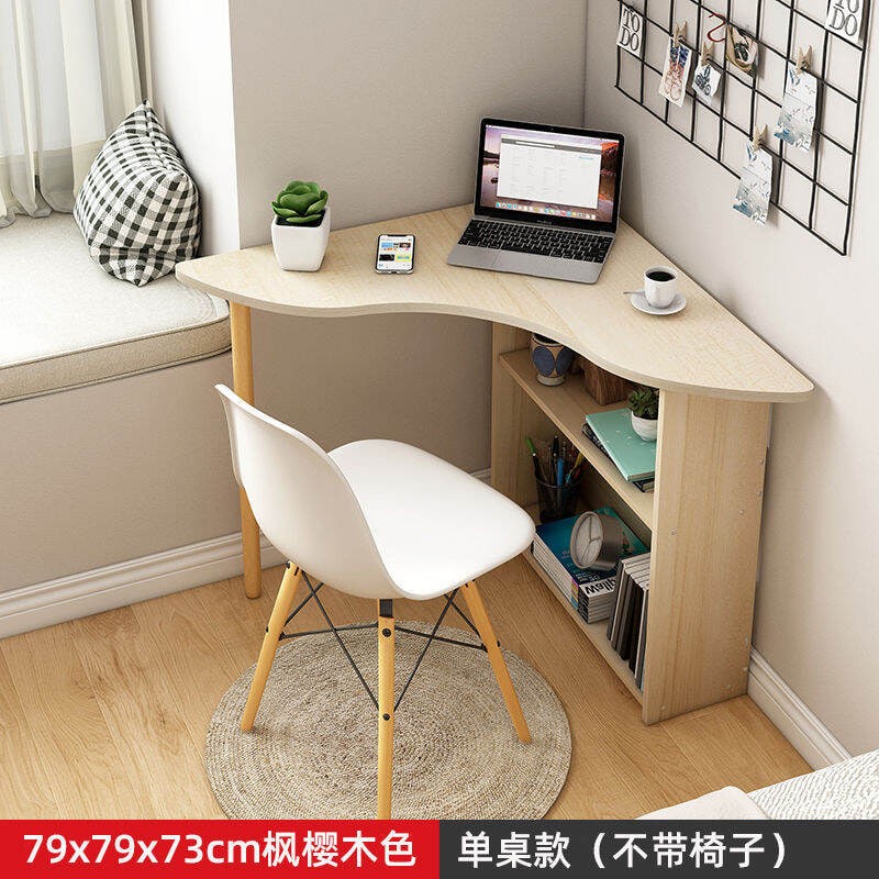 Triangle Table Corner Desk Simple Homework Bedroom Small Internet Celebrity Ins Style Computer Desk Learning L-Type