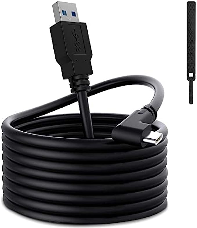 16FT Link Cable for Oculus Quest 2, VakiReyy Link Cable for Quest 2 High Speed Data Transfer Charging Cable USB 3.0 to USB C Cable Charger for Oculus Quest 2 Accessories VR Headset Gaming to PC