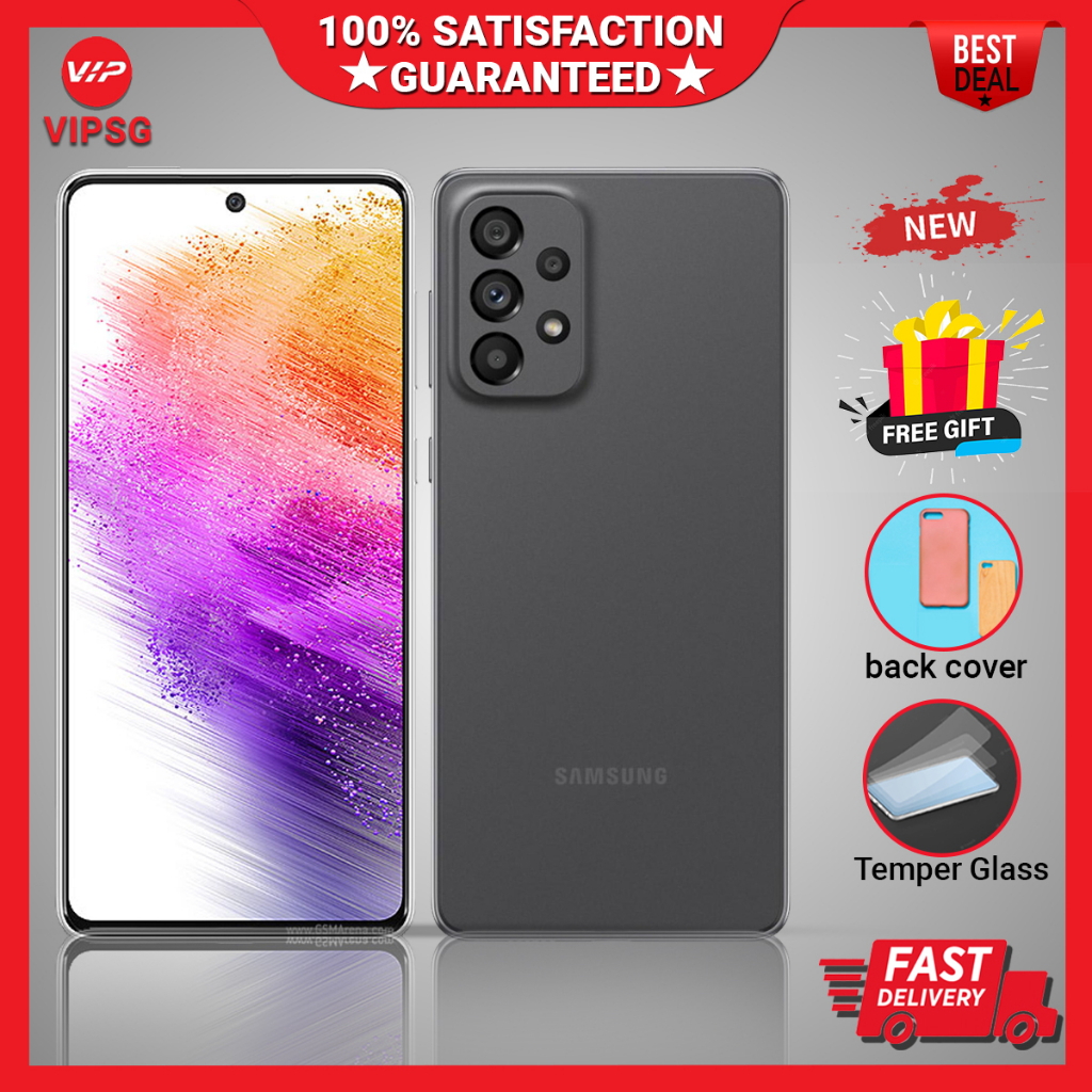 Samsung Galaxy A73 5G 8GB 128GB + 8GB 256GB Display set  Sealed Set- Local set