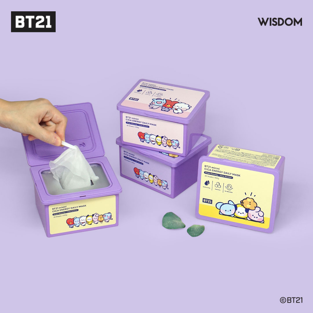 BT21 minini CICA Energy Daily Mask Pack