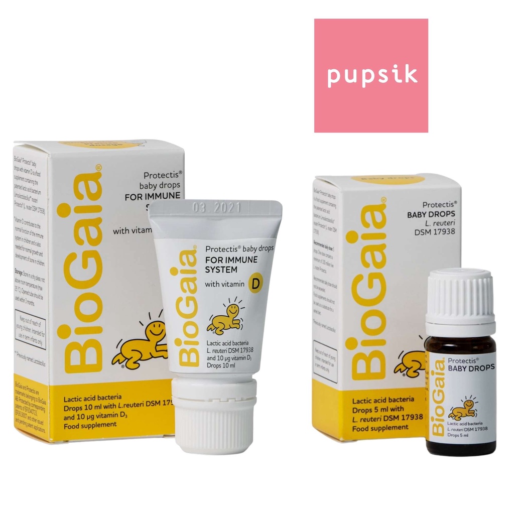 BioGaia Protectis Baby Probiotics Drops, 5ml/10ml (Vit D3) / Lactogg